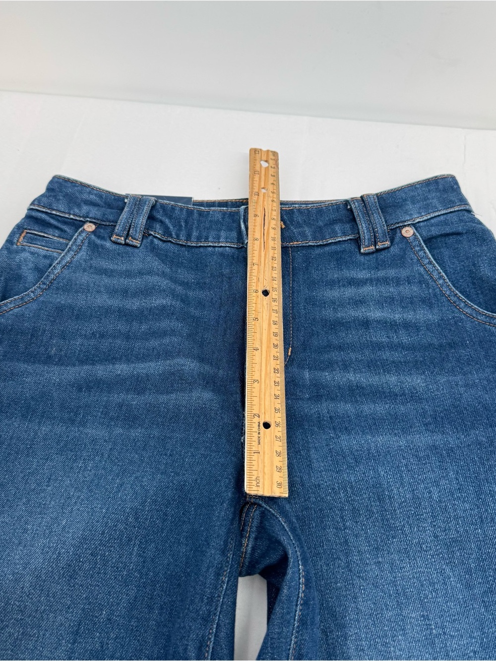 NEW J.Jill High Rise Wide Leg Jeans Sz 2P Classic Dark Wash Denim Timeless Style - Picture 13 of 16